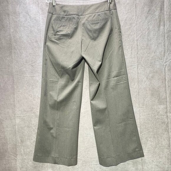 💼 The Limited Cassidy Fit Wide Leg Trousers | Size 4 | Gray Taupe Dress Pants - Picture 4 of 7